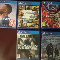 دیسک ps4 نو GTA Fifa22 Pes2020 رگناروک کالاف