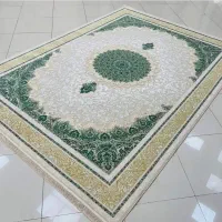 فرش سبز1000شانه/9متری خاتم با برند معتبر