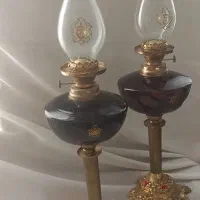 چراغ برنجی ،برنزی ،نفتی قدیمی در فامنین