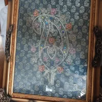 تابلوی سرمه دوزی کار دست