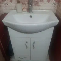 روشویی وکابین بدون شیر آب
