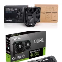 گرافیک 4060 asus Nvidia و خنک کننده پردازنده