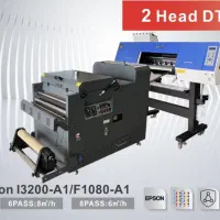 دستگاه ۲ و ۴ هد dtf چاپ تی شرت با هد epson i3200