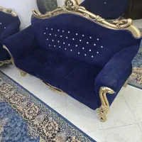 مبل نیمه استیل ۷ نفره بهمراه ناهارخوری ۶ نفره