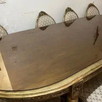 شیشه دودی رو میز
