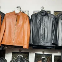 پالتو چرم ست چرم اصل (خرید از کارگاه تولیدی) کد ۹۸