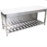 میز کار استیل دوجداره صنعتی
