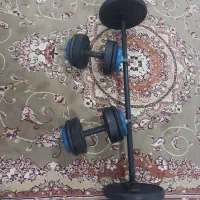 دمبل و هالتر با وزنه هاوگیره هالتر