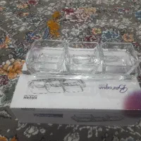 ست مربا خوری بلوری