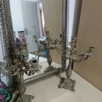 آینه شمعدان برنز