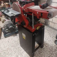 دستگاه سمباده نواری بزرگ پایه دار دیسک ۲۳۰ محک
