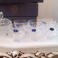 فنجون کریستال اصل طرح خورشیدی