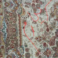 فرش رنگ کرم
