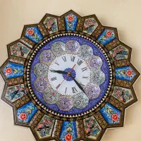 ساعت دیواری مینا کاری