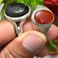 انگشتر عقیق یمن پشت بسته