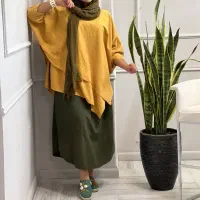 دامن تابستانه الیاف گیاهی