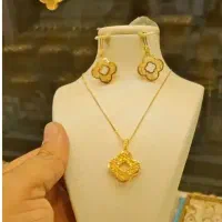 نیم ست کم وزن زنانه طلای نو