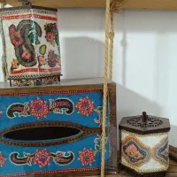 جا دستمال وشکلات خوری پته