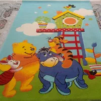 فرش طرح پو مناسب اتاق کودک ۳ متری ۳/۵۰۰