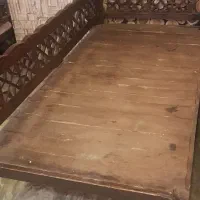 تخت سنتی چوبی 2×1 ، قلیان چوبی