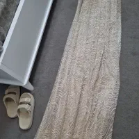 پرده نسکافه ای رنگ،سالم،از نزدیک قشنگتر از عکسشه