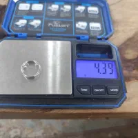حلقه پلاتین عیار ۹۵۰خریداری شده از آلمان با فاکتور