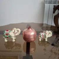 قندان انار مسی چکشی