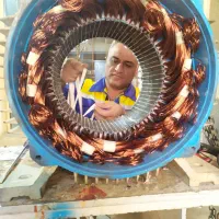 سیم پیچی چاه عمیق شناور دینام ژنراتور سنگین