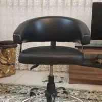 صندلی چرخدار فلزی جک دار