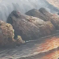 تابلو رنگ روغن درجه ۱  برجسته(  قابل شستشو)