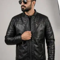 کاپشن چرم ویژه روز مرد