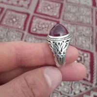 انگشتر یاقوت خوش رخ رکاب خوش تراش