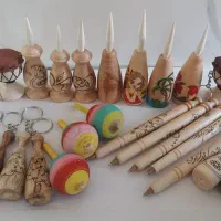 صنایع دستی چوبی سرمه دان ‌‌‌‌، سرکلیدی و خودکار و.