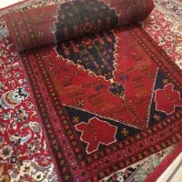 فرش کناره دست بافت چهارگل