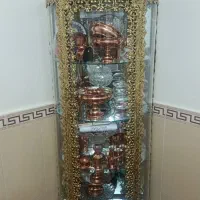 برنز آینه شمعدان ومیز تلویزیون و بوفه
