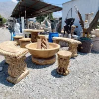 گلدان باربیکیو نیمکت
