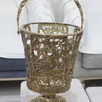سطل زباله برنجی