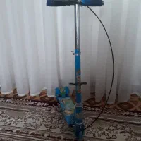 اسکوتر درحد نو لاستیک ژله ای چراغ دار