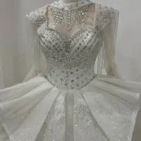 لباس عروس نو بسیار پر کار سلطنتی