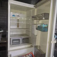 فروش یخچال الکترو استیل دوطبقه ای با آب سرد کن