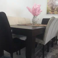 میز غذا خوری ۸نفره کاملا سالم