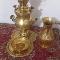 ست سماور برنجی دکوری
