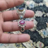 انگشتر نقره جواهری