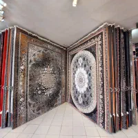 فرش۱۲متری دودی طرح۷۰۰ نخbcf حاجی حسینی طلاب