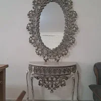 اینه شمعدان تمیز برنجی