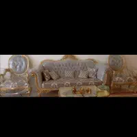 فروش مبلمان استیل ۹نفره به همراه جلومبلی وعسلی