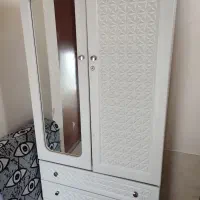 کمد لباس رخت آویز با سه کشو