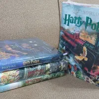 پک چهارجلدی زبان‌اصلی هری‌پاتر - جلدسخت - گلاسه