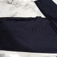 شلوار لگ ورزشی گرم بالا سورمه ای تیره کمر 10سانت