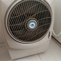 کولر آبی پرتابل در حد نو به همراه پایه چرخ دار
